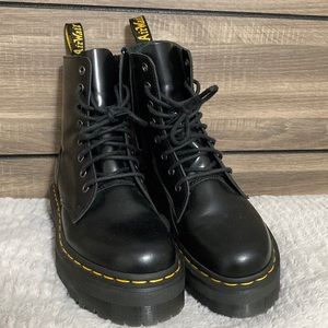 JADON SMOOTH LEATHER PLATFORM BOOTS